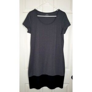 Athleta Tee T Shirt Dress Everyday Casual Errands Outfit Basics Grey Size Medium